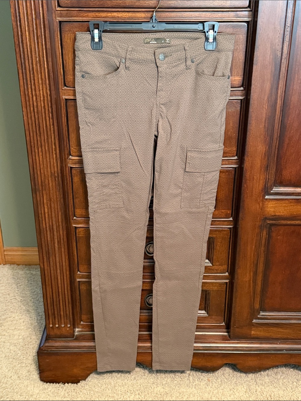 Prana Women's Green Cargo Skinny Pants
